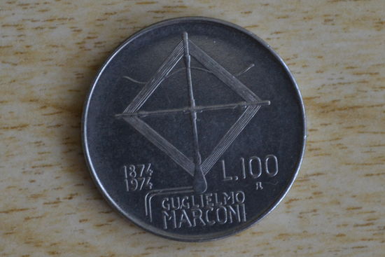 Италия 100 лир 1974