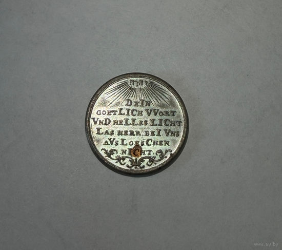 Церковный Еврейский жетон 18 век - Латынь Европа Много лотов с рубля