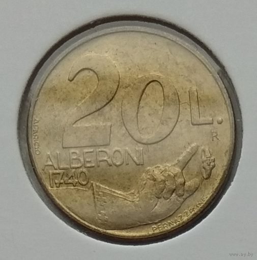 Сан-Марино 20 лир 1991 г. В холдере