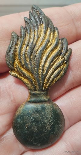 Гренада с кивера офицера РИА.