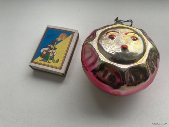 Елочная игрушка  ГДР . 1  Грибочки  прищепка