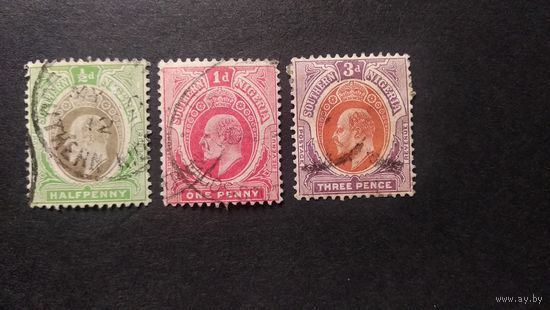 Великобритания\362с\Южная Нигерия 1904-1910г стандарт король