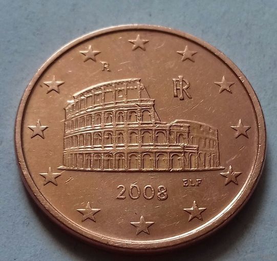 5 евроцентов, Италия 2008 г.