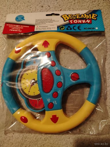 Игрушка детская Руль музыкальный "Весёлые гонки"