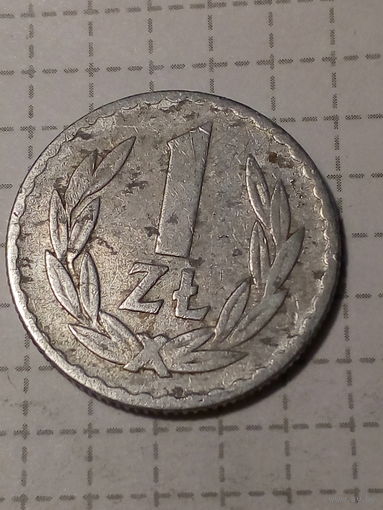 1 злотый Польша 1949 г