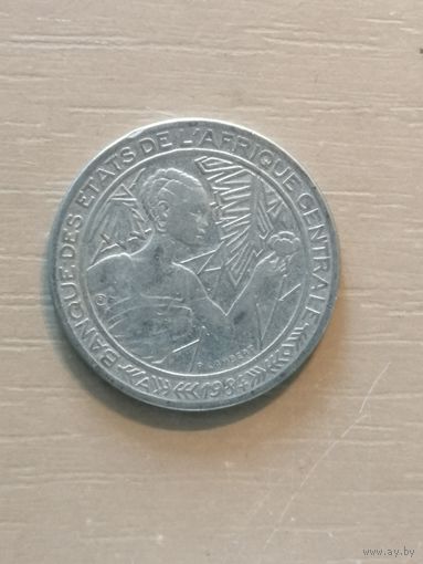 Центральная Африка (BEAC), 500 франков, 1984 год, "А", Чад, KM# 12