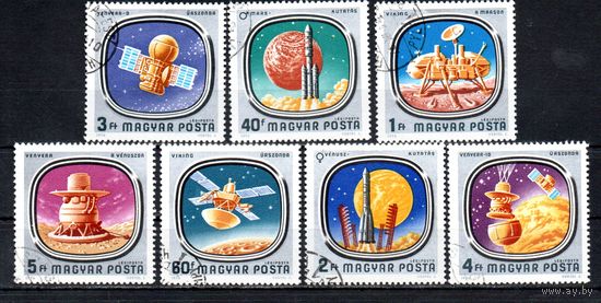 Космос Венгрия 1976 год серия из 7 марок