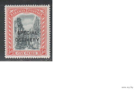 Багамы-1917,(Мих.51)  * , Британские колонии, Стандарт,Надп., (одиночка)