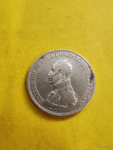 1 талер 1818 года. Имеется брак заготовки. СМОТРИТЕ ДР. МОИ ЛОТЫ.