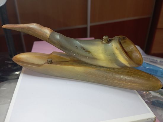 Сувенир из рога и кости  , СССР . " Трубка " .