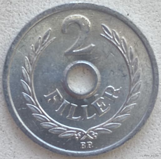 Венгрия 2 филлера 1971 г.