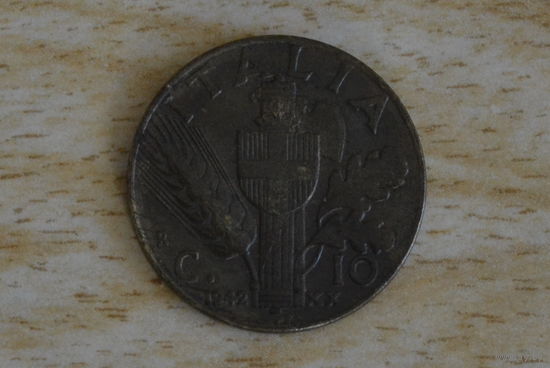 Италия 10 чентезимо 1942