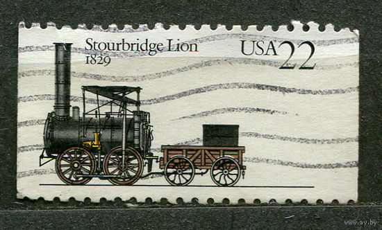 Локомотив. Паровоз. США. 1987