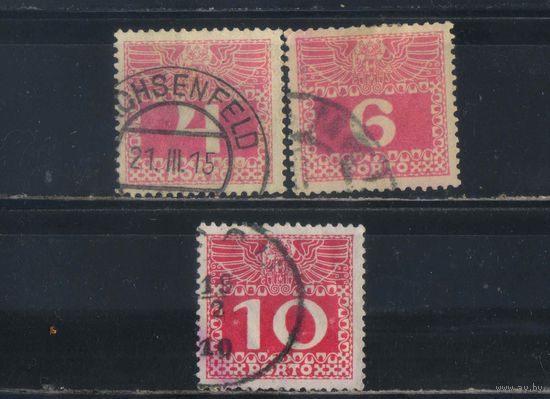 Австро-Венгрия Имп Доплатные 1908-13 Номинал Стандарт #36-8