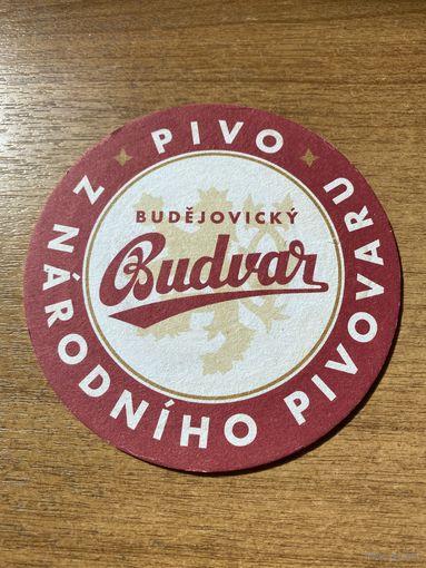 Подставка под пиво Budweiser Budvar No 3