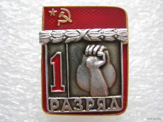 Гиревой спорт 1 разряд, накладной.