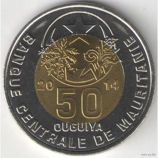 Мавритания 50 угий, 2014 UNC