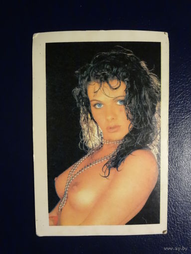 Календарик 1996 г.  Бусы.