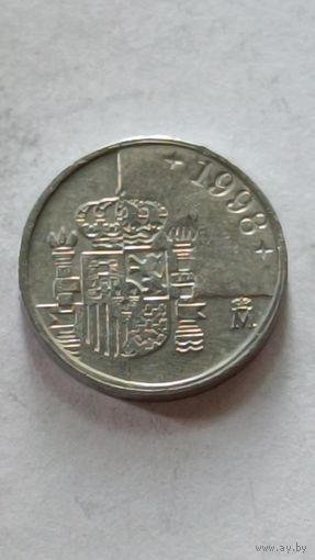 Испания. 1 песета 1998 года.
