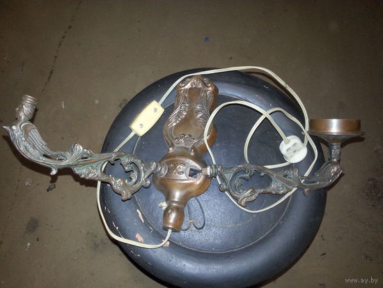 Светильник бра настенный СССР алюминий 2