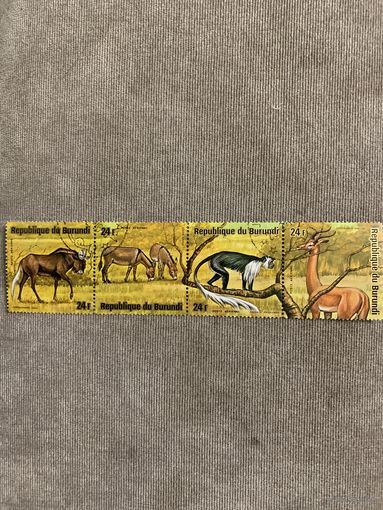 Бурунди 1976. Дикие животные. Полная серия