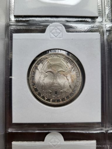 5 марок 1978 F Иоганн Бальтазар Нейман! Остатки штемпеля! Серебро 11.2 грамма 625 пробы! ВОЗМОЖЕН ОБМЕН!