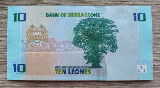 Werty71 Сьерра Леоне 10 леоне 2022 UNC банкнота