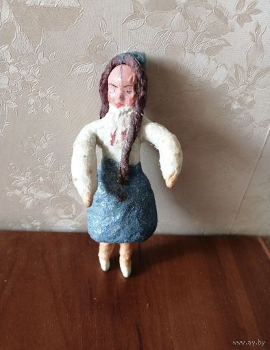 Елочная игрушка СССР. Вата. Пионерка. Редкость