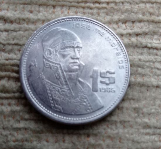 Werty71 Мексика 1 песо 1985