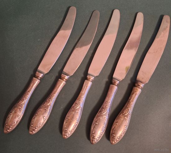 Ножи Столовые, мельхиор, нержавейка.
