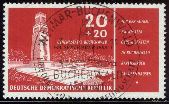 ГЕРМАНИЯ, ГДР - 1956 [Mi. 538] Гашеная (DDR03)