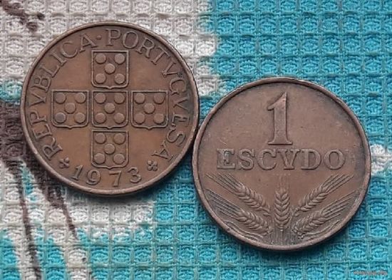 Португалия 1 эскудо 1973 года, UNC