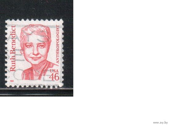 США-1995 (Мих.2677) , гаш. , Стандарт, Личности , Антрополог,(одиночка),