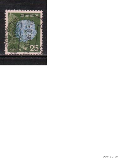 Япония-1966 ,(Мих.931) гаш. , Флора, Цветы