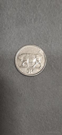 Ирландия 5 пенсов 1992