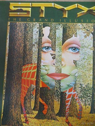 STYX " THE GRAND ILLUSION"  1977 LP USA A& M RECORDS SP4637 - -   NM/NM-