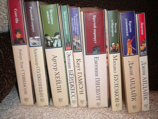 Книга на все времена (Стивенсон, Солженицын, Хейли, Берджесс, Гамсун, Гинзбург, Апдайк, Булгаков)