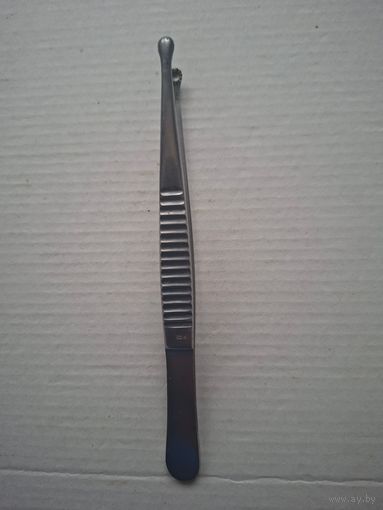 Пинцет медицинский зубчатый 15см