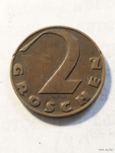 Австрия 2 гроша 1928