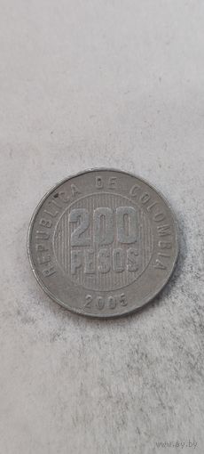 Колумбия 200 песос 2005