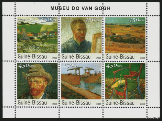 Гвинея-Бисау Живопись Винсент ван Гог 2003   MNH