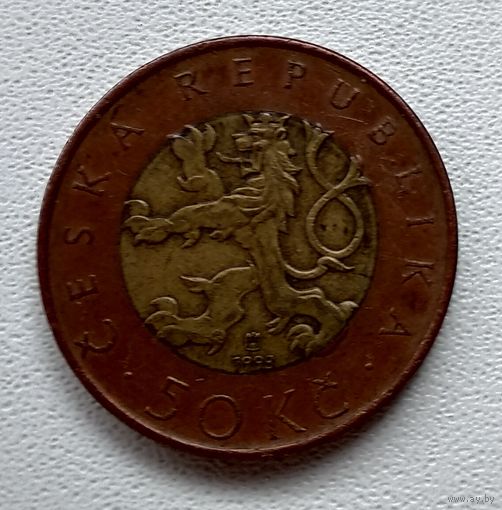 Чехия 50 крон, 1993 6-2-29