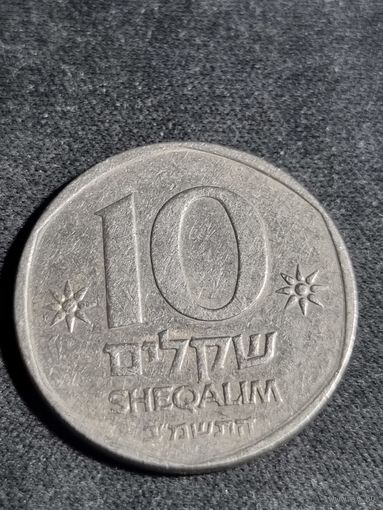 Израиль 10 шекелей 1982