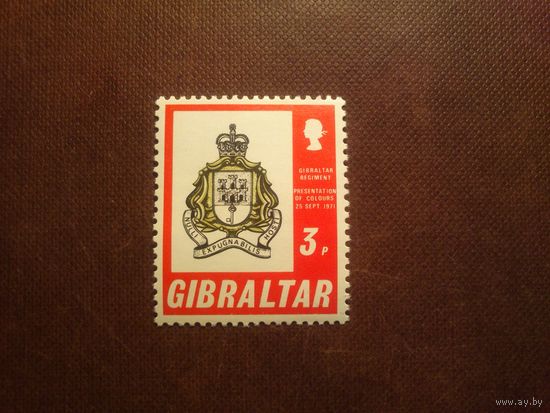 Гибралтар 1971 г.Вручение знамени Гибралтарскому полку (25 сентября)./36а/