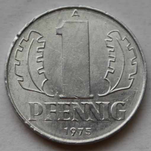 1 пфенниг 1975 ГДР, Германия.