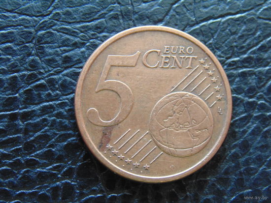 Италия 5 евроцентов 2002г. R