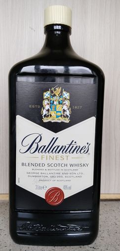 Бутылка 3 л.( пустая) Ballantines.Blendes Scotch Whisky. 01