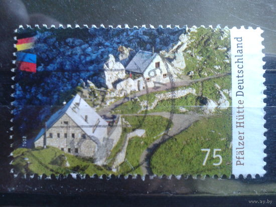 Германия 2012 поселок в горах на высоте 2108 м. Михель-1,5 евро гаш