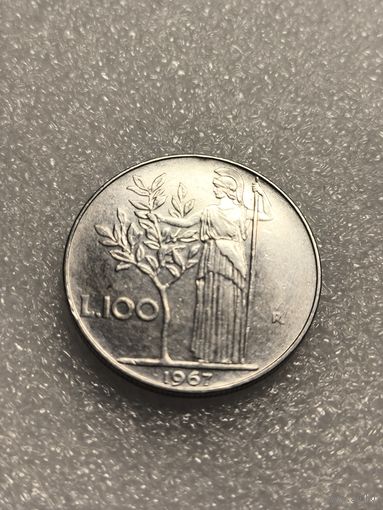 Италия, 100 лир 1967 года