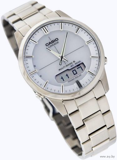 Мужские наручные кварцевые часы Casio LCW-M170TD в отличном состоянии.